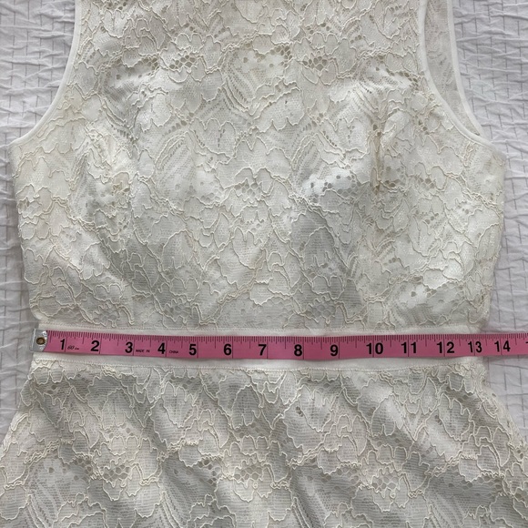 BCBG Lace White Dress - Picture 4 of 5